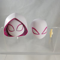 1228-DX -Spider-Gwen's Spider-Verse Hood with 2 Spider Faceplates