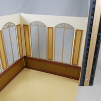 Playset #5 -Wagnaria (Working) Set A Restaurant Seating Area Walls & Floor