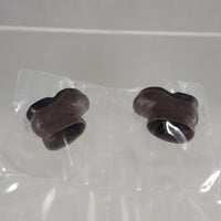 Nendoroid Doll Shoes Set #3:  Brown Boots with Gold Buckles
