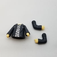 864 -*Hiroto Amamiya's Black Leather Jacket