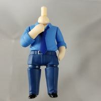 Nendoroid More: Dress Up Suits 02 - Male Blue Shirt with Almond Milk & Cinnamon Hands