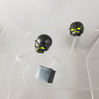 128 -Dead Master's Skulls Set of 2 with Support Stand Pieces