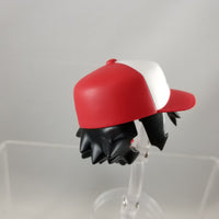 800 -Ash's Hair & Hat with Alternate Bang Piece