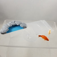 Playset #6- Set A Koi Pond Half with Koi