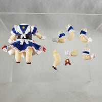 627 -Clarion's Maid Uniform with Doll-Like "Joints" & 2 Brooches for the Throat