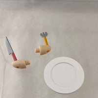83 -Churuya-San's Place Setting with Chibi Hands (Fork, Knife, Plate)