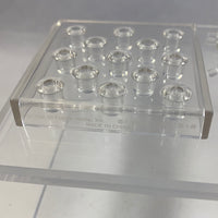 207 -Snow Miku Fluffy Coat Vers. Clear 13-Hole Stand