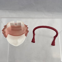 1569 -Sabito's Festival Mask with Hair Frontpiece & Cord