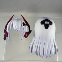 1519 -Lucia: Crimson Abyss' Hair with Headphones