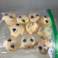 BARGAIN BITS- 10 Poor Quality Nendoroid Faceplates LOT #7