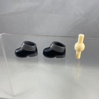 Nendoroid Doll Shoes Set #1: Black High Tops with Grey Top
