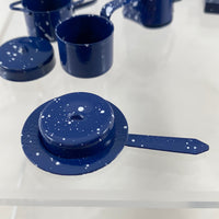 Dollhouse Miniature -Blue Enamelware Kitchenware