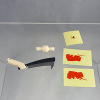 1483 -Rena Ryugu's Hatchet with Arm & Blood Splatter Stickers