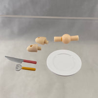 83 -Churuya-San's Place Setting with Chibi Hands (Fork, Knife, Plate)