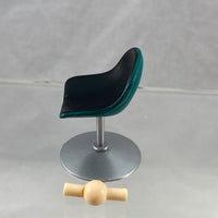 Bandai -Set of 3 Green & Black Chairs