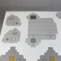 229 -Lynette Shameful Vers.' Papercraft Diorama Pieces