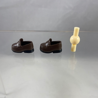 Nendoroid Doll Shoes Set #1: Brown Penny Loafers
