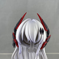 1519 -Lucia: Crimson Abyss' Hair with Headphones
