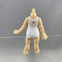 Cu-poche Extra -Girl's School Swimsuit Body (White)