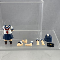 1413 -Takagi-san's School Uniform with Bag Behind Her Back