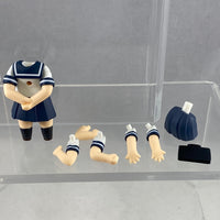 1413 -Takagi-san's School Uniform with Bag Behind Her Back