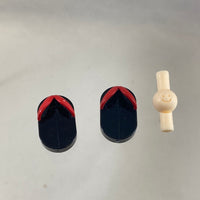 Cu-poche Extra -Hannari Set (Pink Yukata Ver.) Red Geta Shoe Set