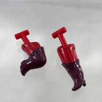 1143 *-Ann Takamaki's Skin-Tight Leather Bodysuit Legs