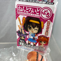 Nendoroid Petite -Mikuru Asahina with Peace Sign Hand Haruhi Suzumiya #01