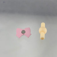 Cu-poche Extra -Hannari Set's Pink Bow with Flower Hair Decoration
