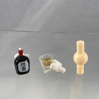 813 -Mutsu's Whiskey Bottle with Glass