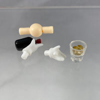 813 -Mutsu's Whiskey Bottle with Glass