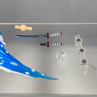 1408 -Giyu's Sword with Water Effect Piece and Stand Support