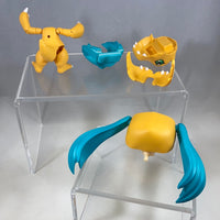 1439 -Hatsune Miku: Kigurumi Agumon Ver. Digimon Kigu Costume with Hair