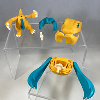 1439 -Hatsune Miku: Kigurumi Agumon Ver. Digimon Kigu Costume with Hair