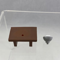20 -Binchou-tan's Table with Bowl of Rice