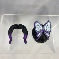 [S26] (1655) -Shinobu Kocho's Hair with Butterfly-permanently attached (Option 2)