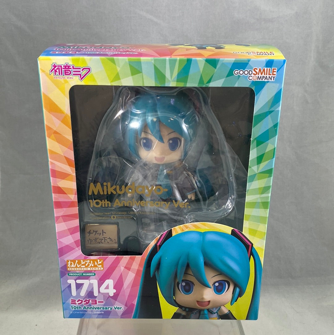 ねんどろいど 1714 ミクダヨー 10th Anniversary Ver. Nendoroid 1714 Mikudayo 10th Anniversary Ver. Figure Good