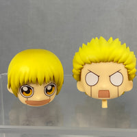 2080-H-1 & H-2 -Zatch Bell's Faceplates and Both Complete Hair Options