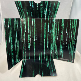 1871 & 1872 - Iconic Matrix Green Code Cardboard Backdrop