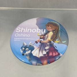 424-Can Badge 2 -Shinobu with Umbrella and Wolf