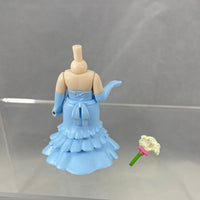 Nendoroid More: Dress Up Wedding 02 Blue Evening Gown with Lillies