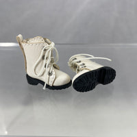 [ND104] Nendoroid Doll: Warm Clothing Lace-Up Off-White Boots