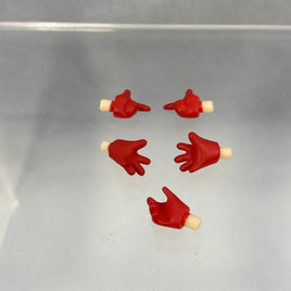 ND128 -Joker's Red Gloved Hands (Nendo Doll Size Hands)