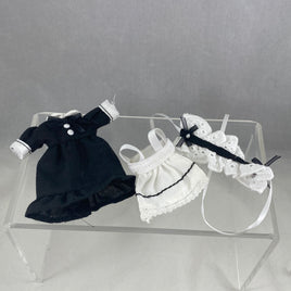Obitsu Clothes:  Maid Uniform (Dress, Apron, and Headwear)