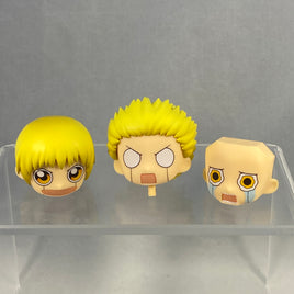 2080-H-1 & H-2 -Zatch Bell's Faceplates and Both Complete Hair Options