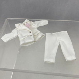 [ND98] -Tuxedo (White) Jacket and Pants