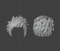 CUSTOM RESIN Hair 001