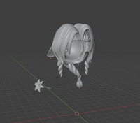 CUSTOM RESIN Hair 005 - Aerith