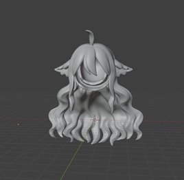 CUSTOM RESIN Hair 008 - Mavis Vermillion