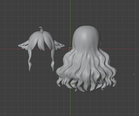 CUSTOM RESIN Hair 008 - Mavis Vermillion